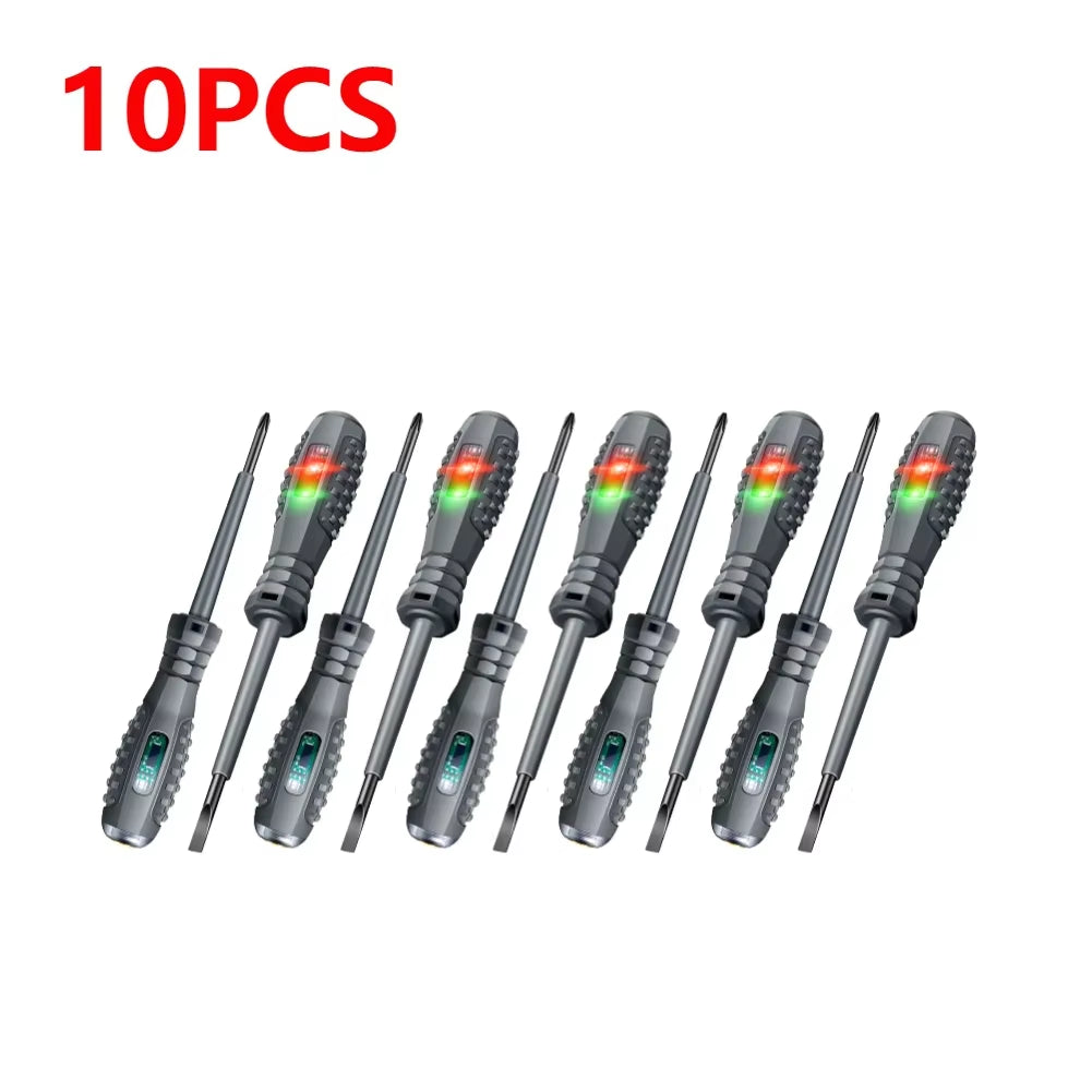 ANENG B05 Word/Cross Screwdrivers Indicator Meter Electric Pen Insulated Electrician Highlight Pocket Tester Pen Tools 2-20Pcs